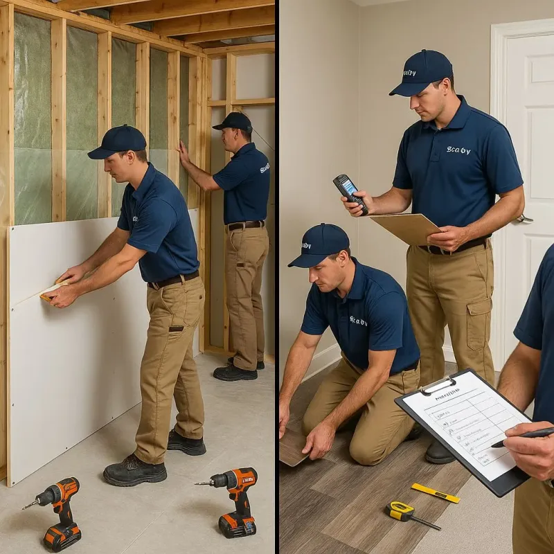 Repairs and Reconstruction process in Broadlands, VA